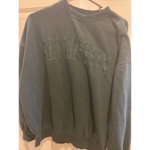 Reflex Sweatshirt Mens Large Green Hampton Graphic Crewneck Fleece Pullover